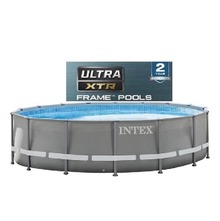 Piscina Intex Ultra Metal Circulara 488 x 122 Cm Cu Pompa De Filtrare New Technology XTR !!!